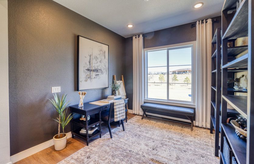 Directly off the entrance you'll find a spacious den/flex space.