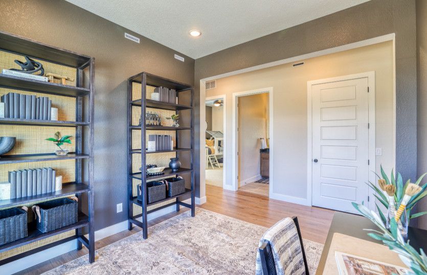 Utilize this room as a home office, craft room, and more!