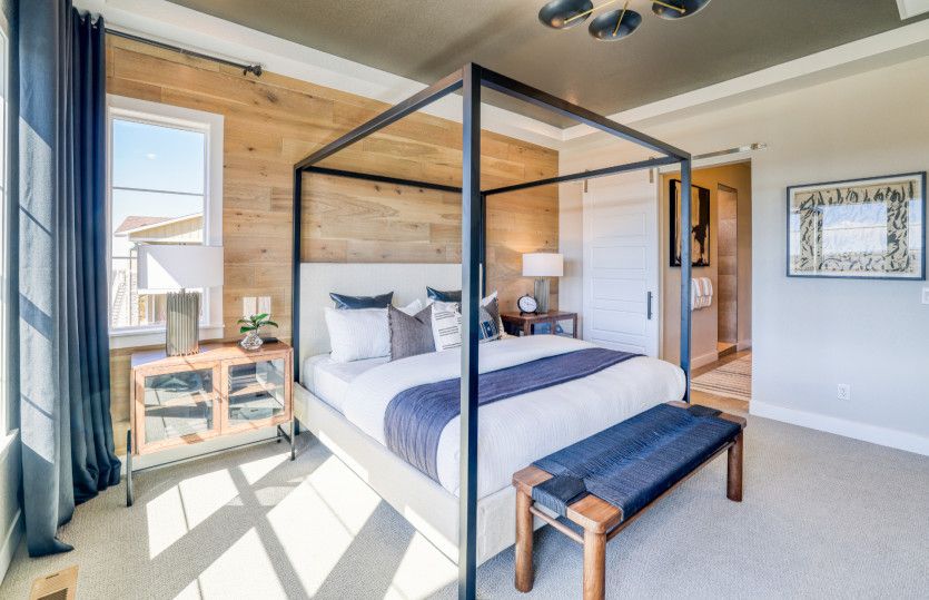 The owner's suite was designed with comfort in mind.