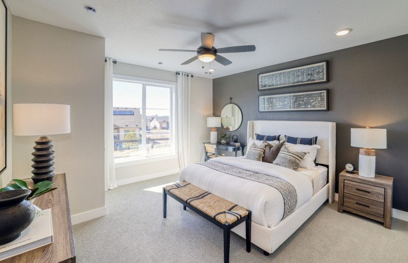 The basement bedroom is perfect for hosting overnight guests that prefer more privacy.