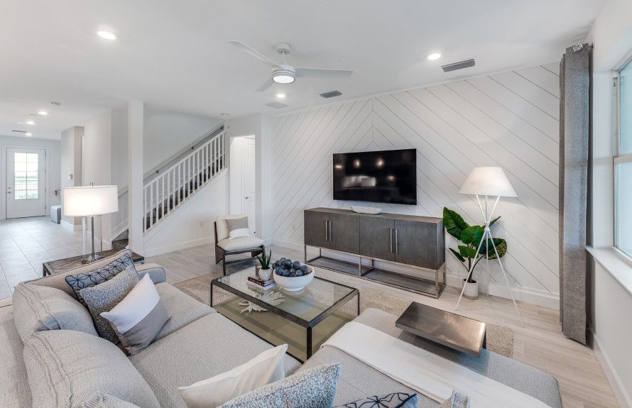 Open concept floor plans