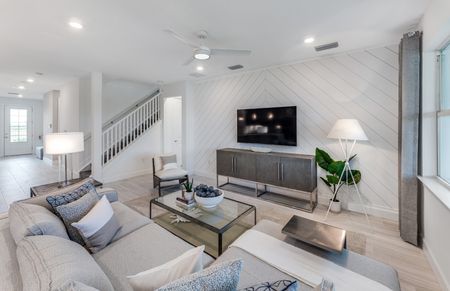 Open concept floor plans