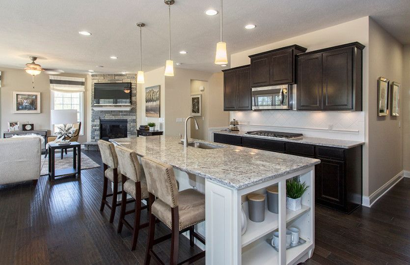 Kitchen with Large Island for Additional Seating