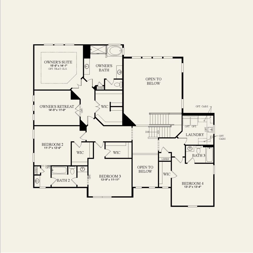 Second Floor 4 br / 3.5 ba