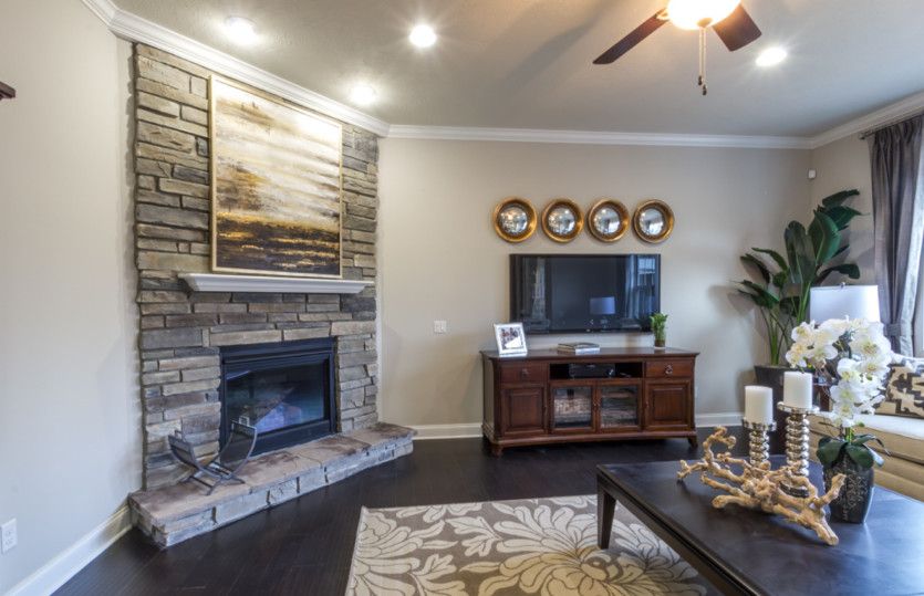 Fireplace at Gathering Room