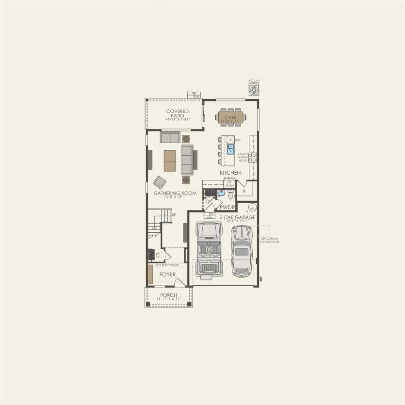 First Floor 3 br / 2.5 ba