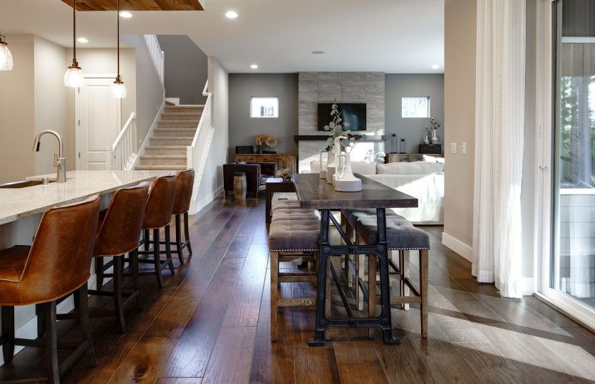 Kitchen overlooking the cafe