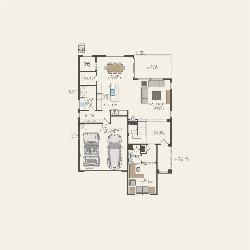First Floor 4 br / 2.5 ba