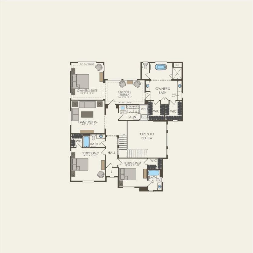 Second Floor 4 br / 4.5 ba