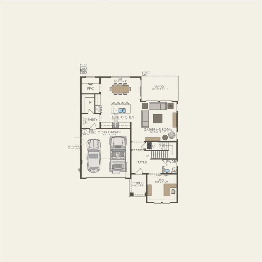 First Floor 4 br / 2.5 ba