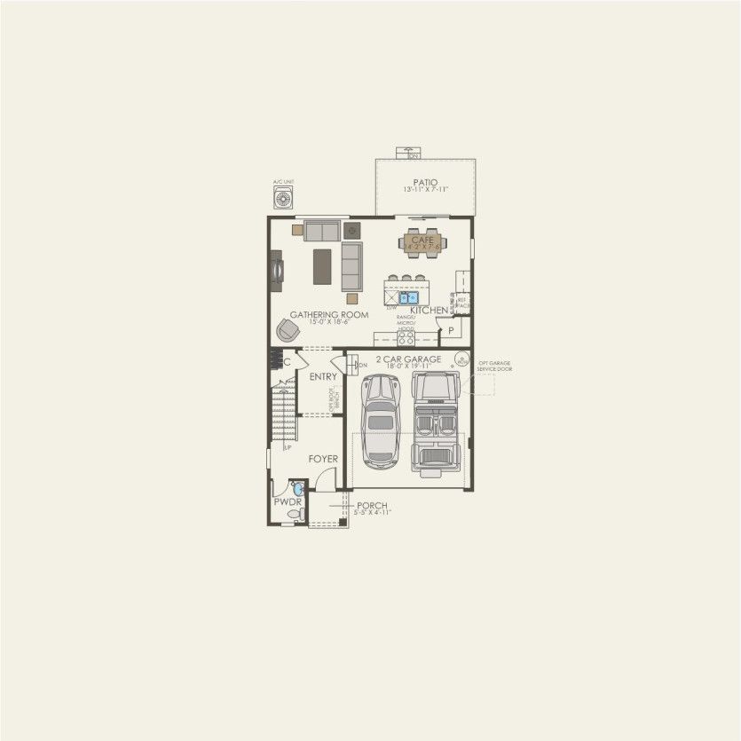 First Floor 3 br / 2.5 ba