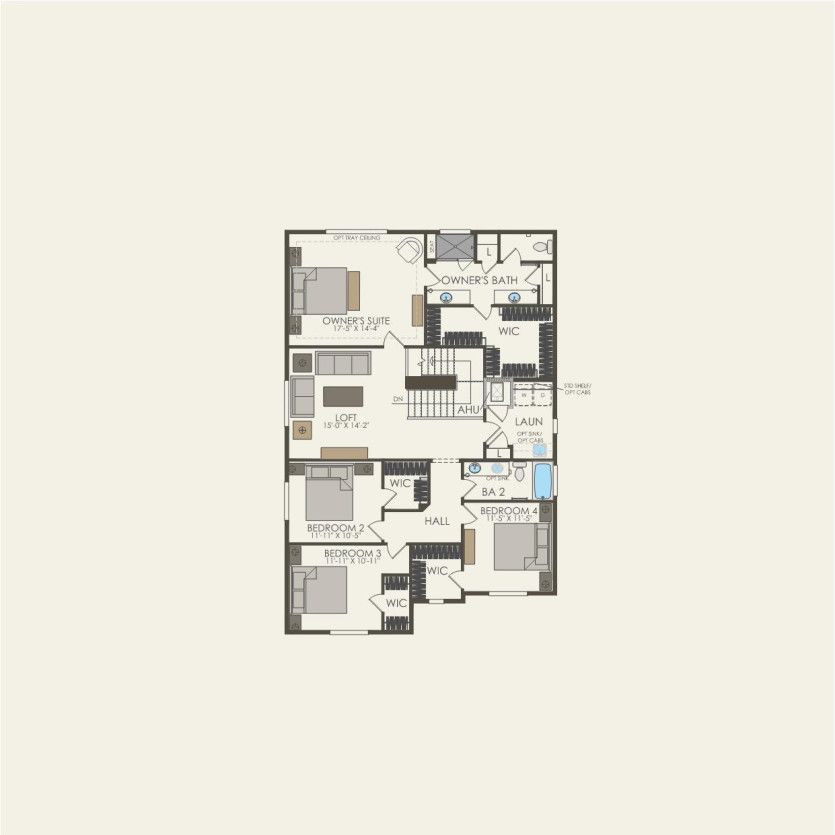 Second Floor 3 br / 2.5 ba
