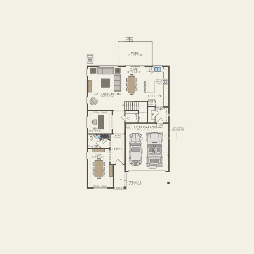 First Floor 3 br / 2.5 ba