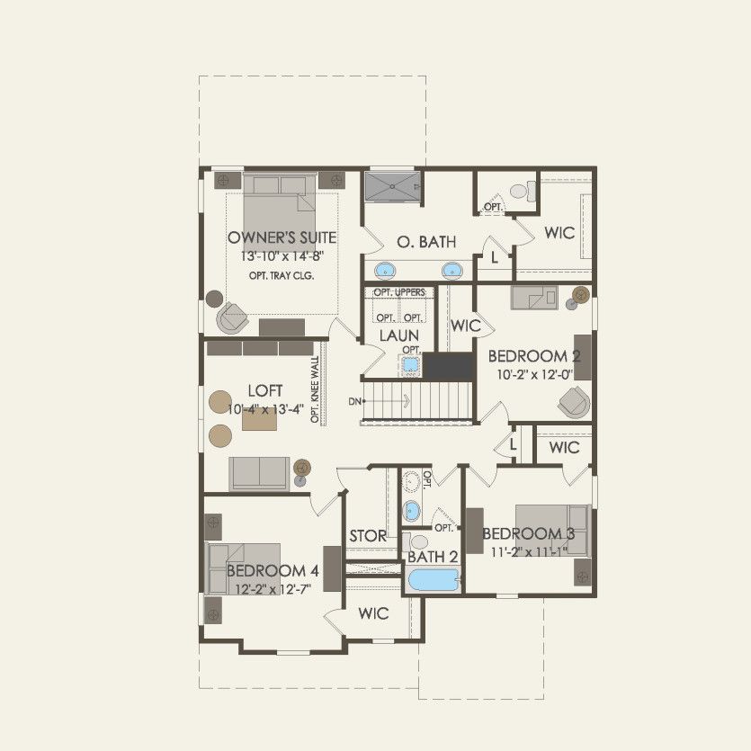 Second Floor 4 br / 2.5 ba