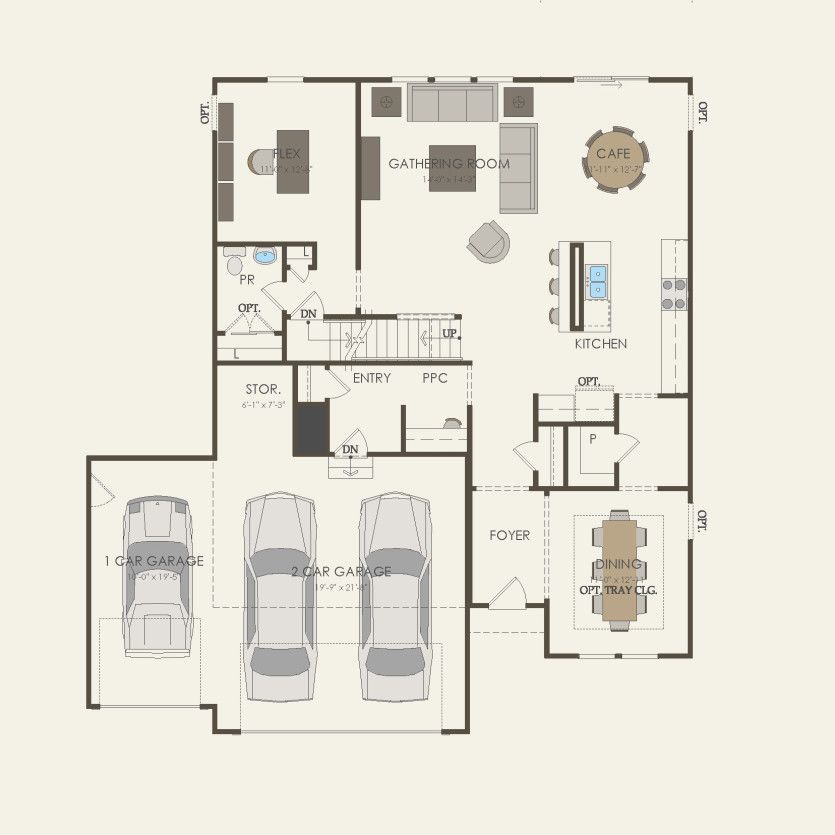 First Floor 4 br / 2.5 ba