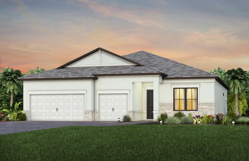 Exterior CO2 with stone