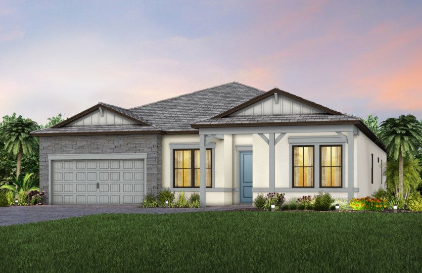 Exterior CO2 with stone