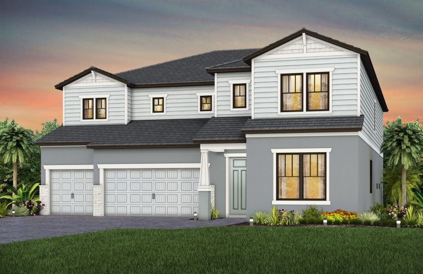 Exterior C1 with stone