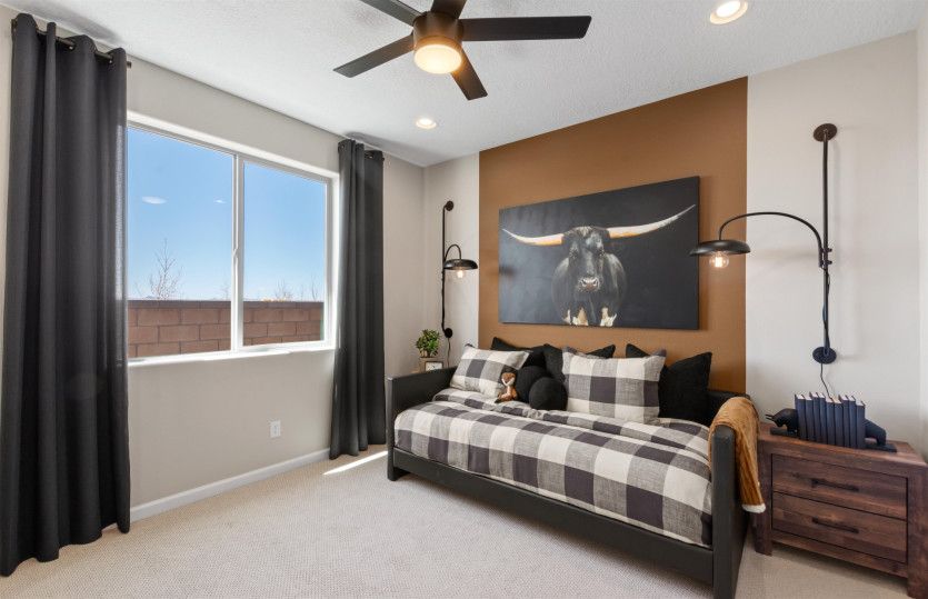 These rooms are perfectly suited for a children's bedroom or hosting overnight guests.