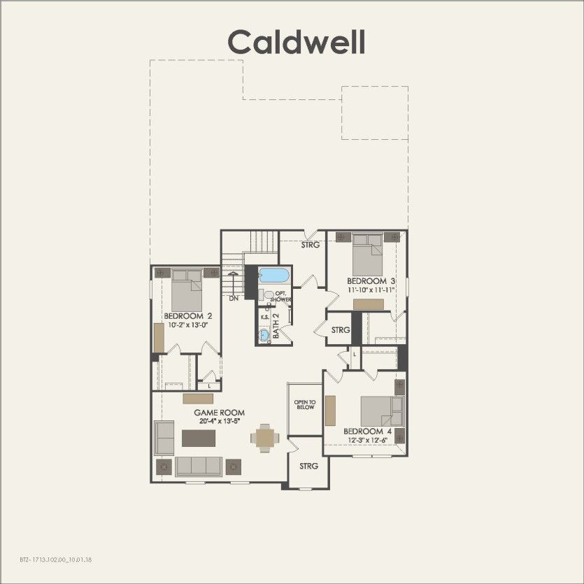 Second Floor 4 br / 2.5 ba