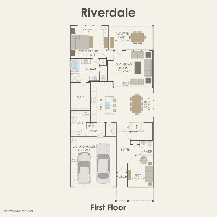 First Floor 4 br / 2.5 ba