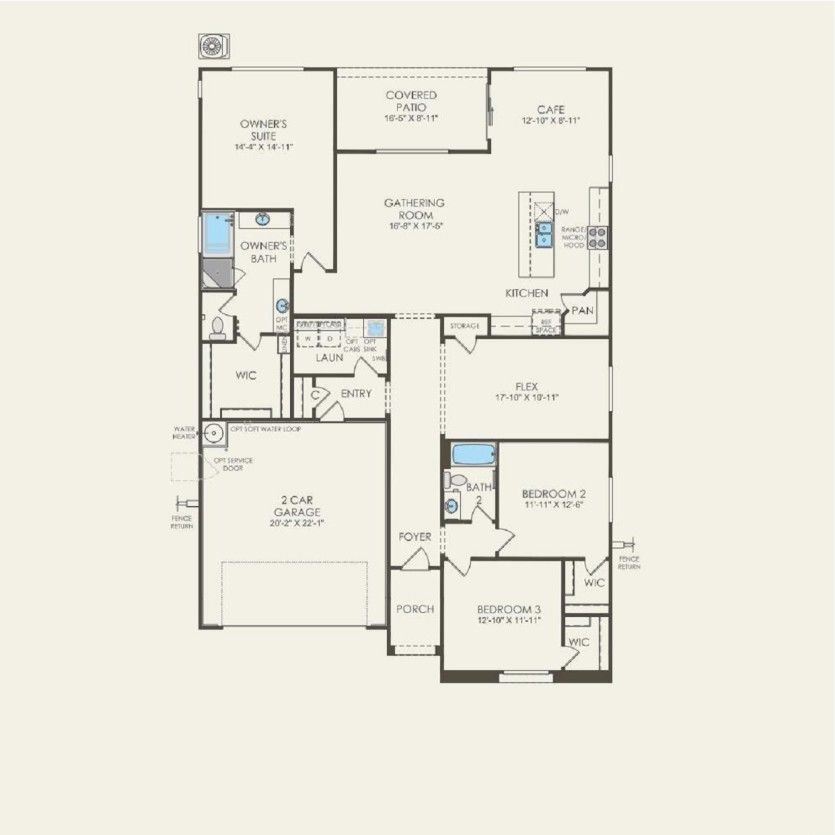 First Floor 3 br / 2 ba
