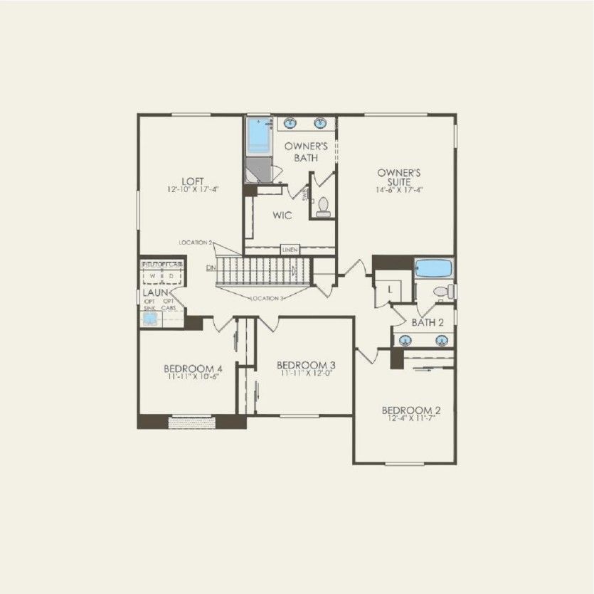 Second Floor 5 br / 3 ba