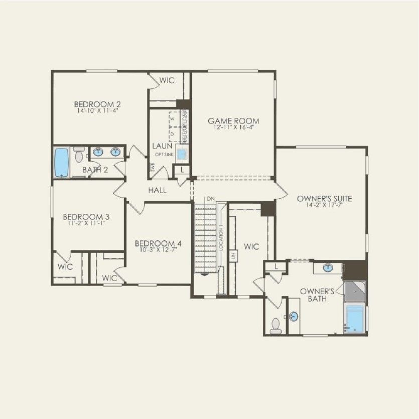Second Floor 4 br / 2.5 ba