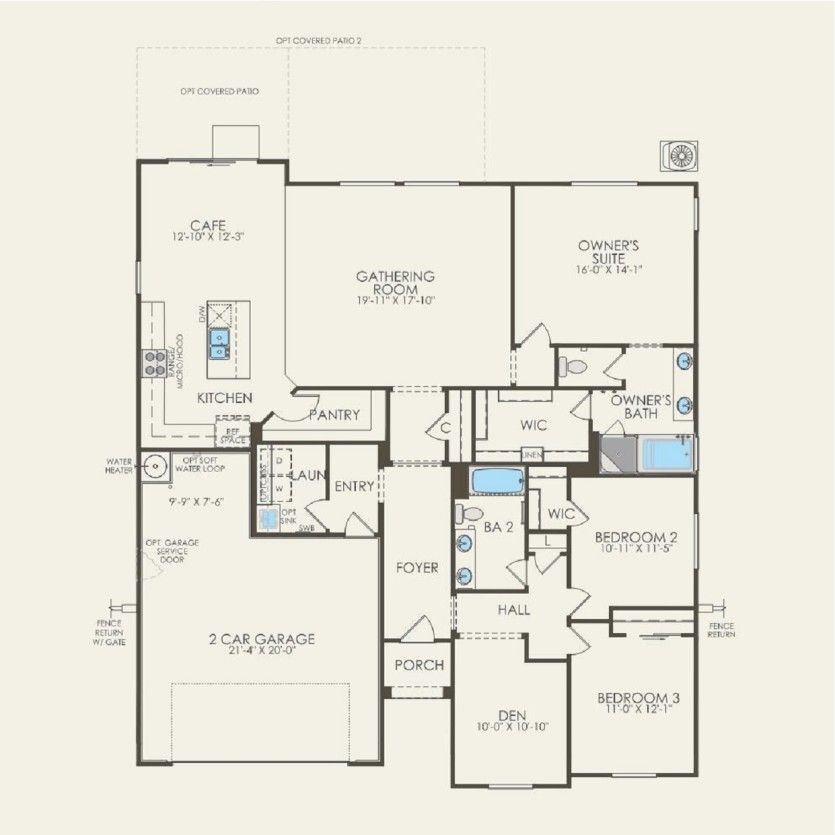 First Floor 3 br / 2 ba