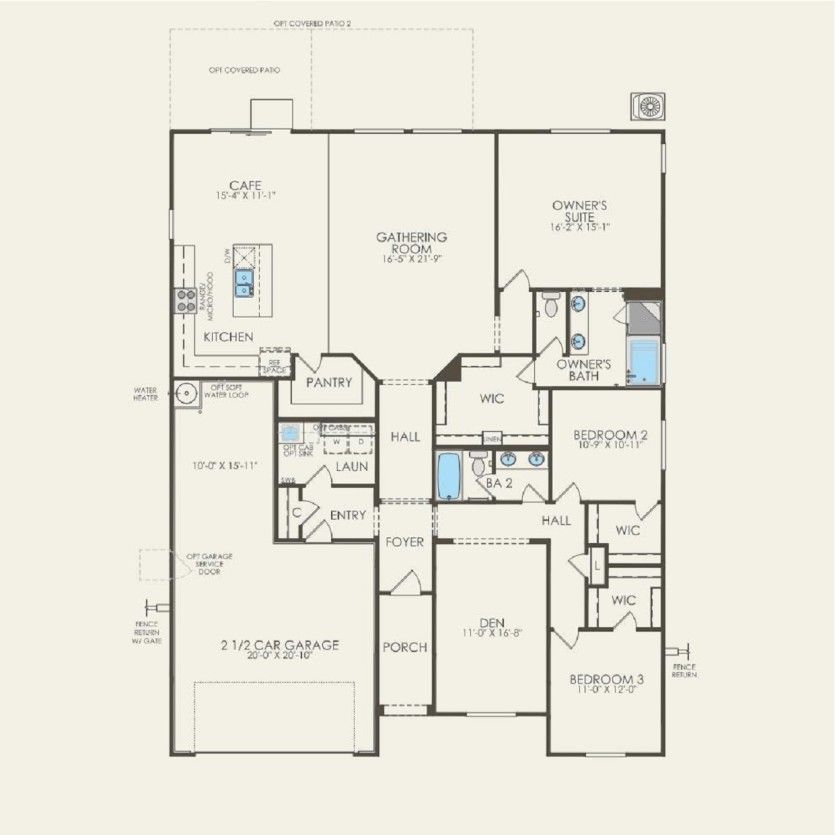 First Floor 3 br / 2 ba