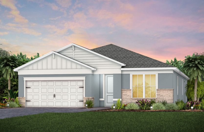 Exterior CO2 with stone detail