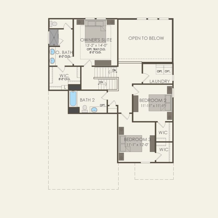 Second Floor 3 br / 2.5 ba