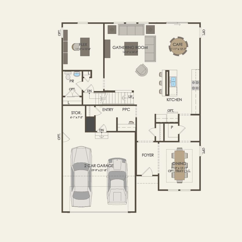 First Floor 4 br / 2.5 ba