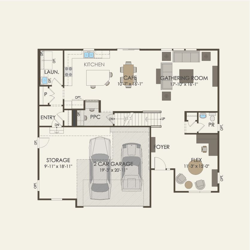 First Floor 4 br / 2.5 ba