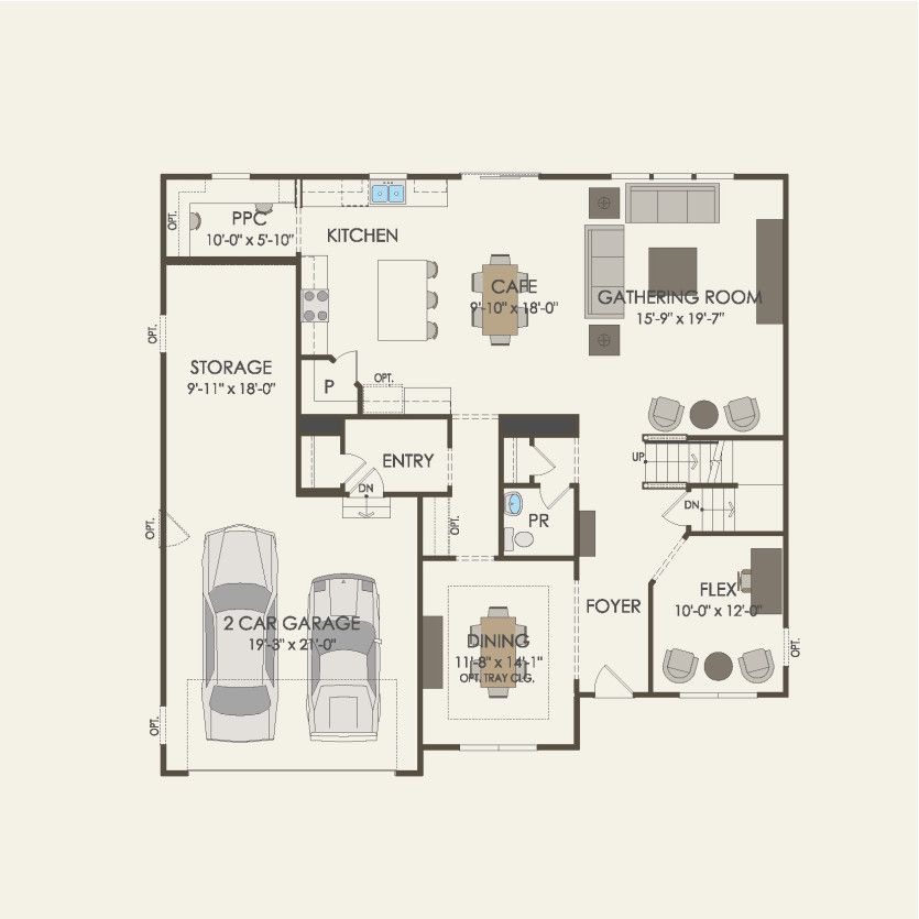 First Floor 4 br / 2.5 ba
