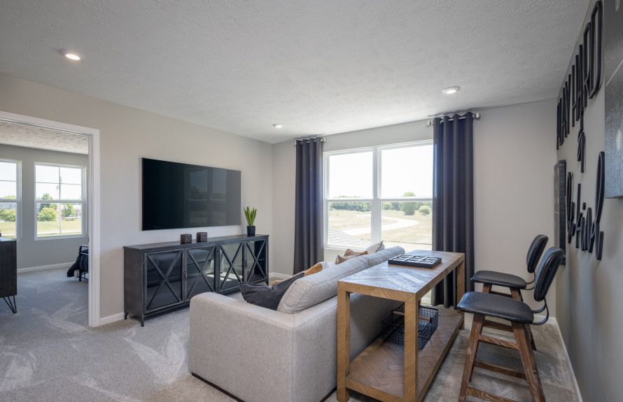 A Loft for Movie Night