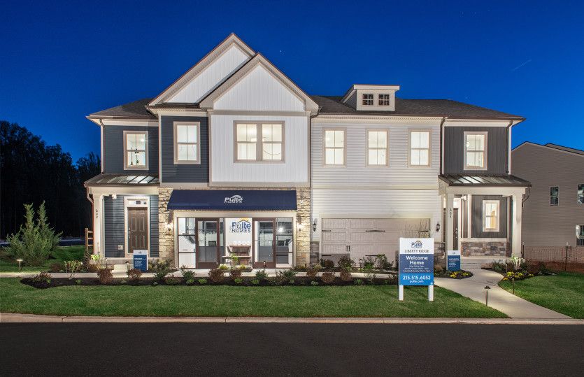 Carriage homes at Liberty Ridge
