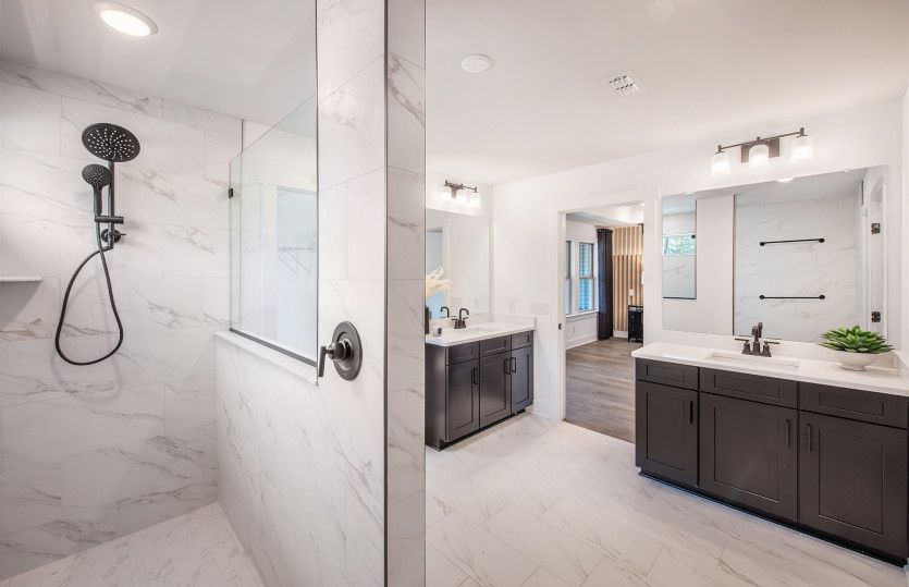 Private owner's suite with dual vanities