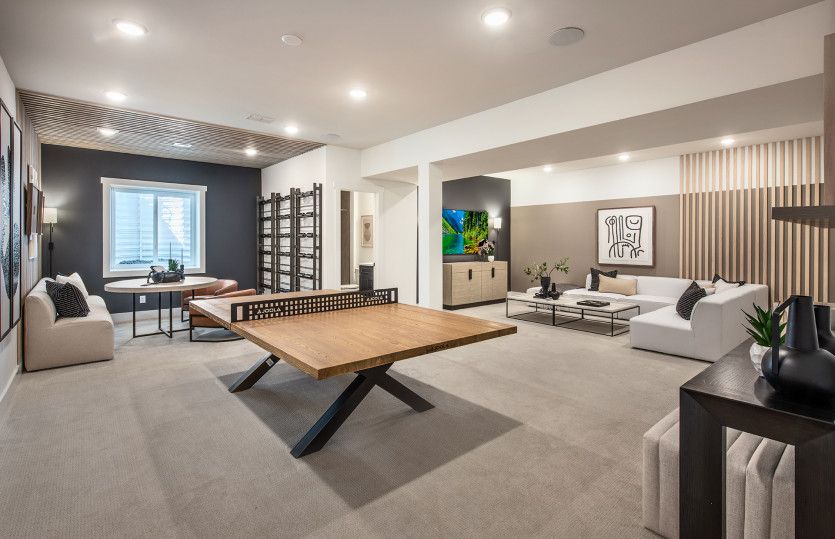 Optional finished basement