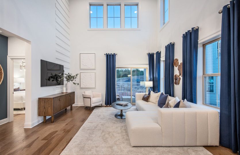 Two story gathering room