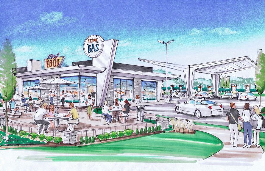 Conceptual Town Center - Obetz