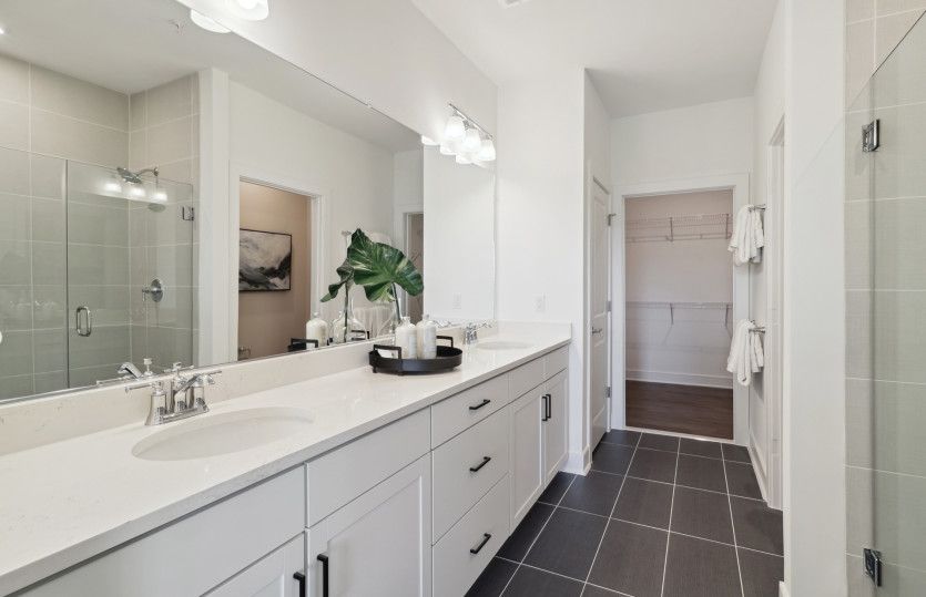 Luxurious Owner's Bath with a Walk-in Shower