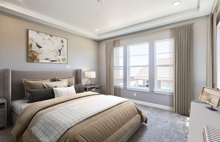 Enhance your owner's suite with an optional tray ceiling for added style.