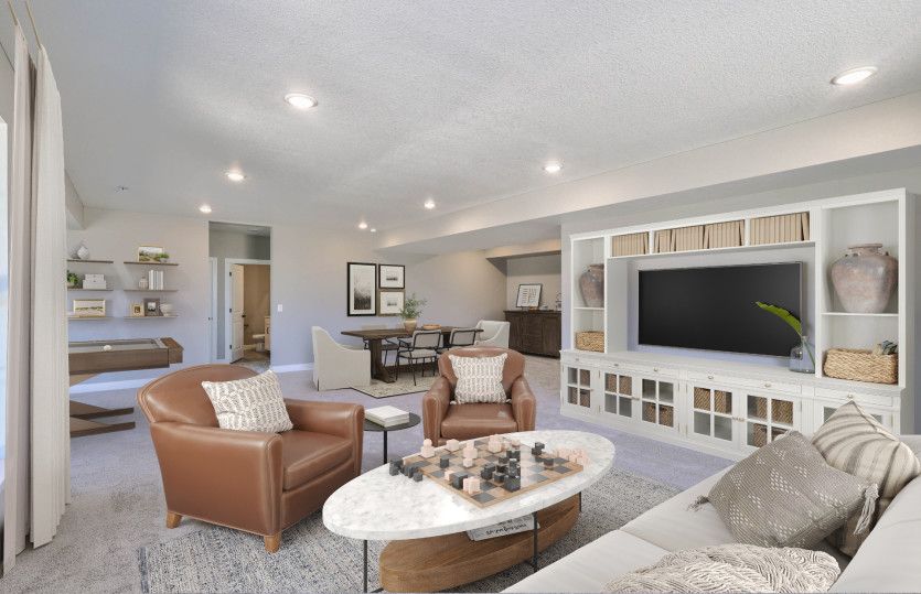 Enhance your new home with the optional finished basement upgrade.