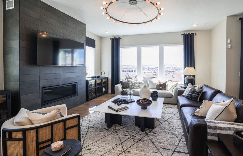 Entertain family and friends with ease in the spacious gathering room.