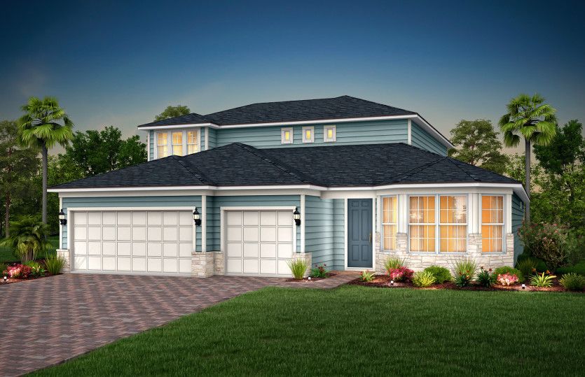 Ashby Grand Traditional with Stone Elevation | TD2 with Stone