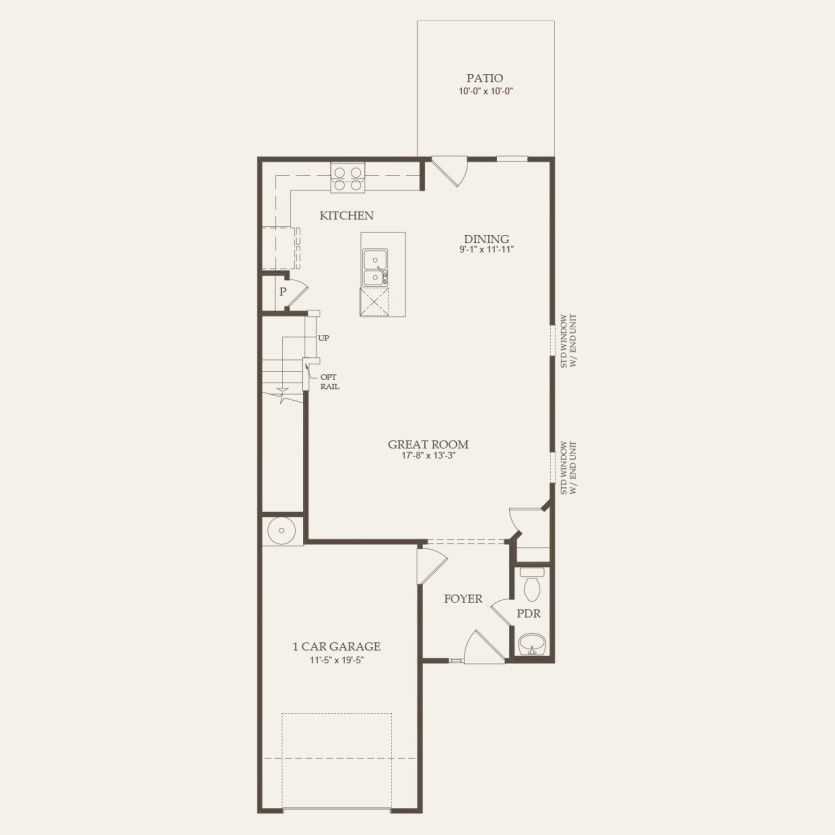 First Floor 3 br / 2.5 ba