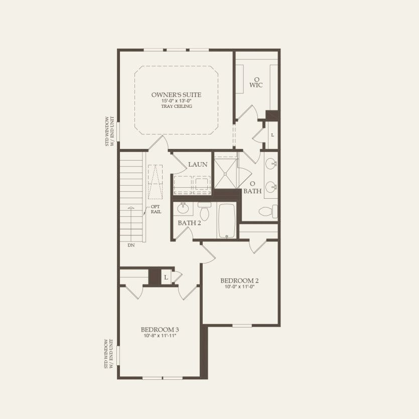 Second Floor 3 br / 2.5 ba