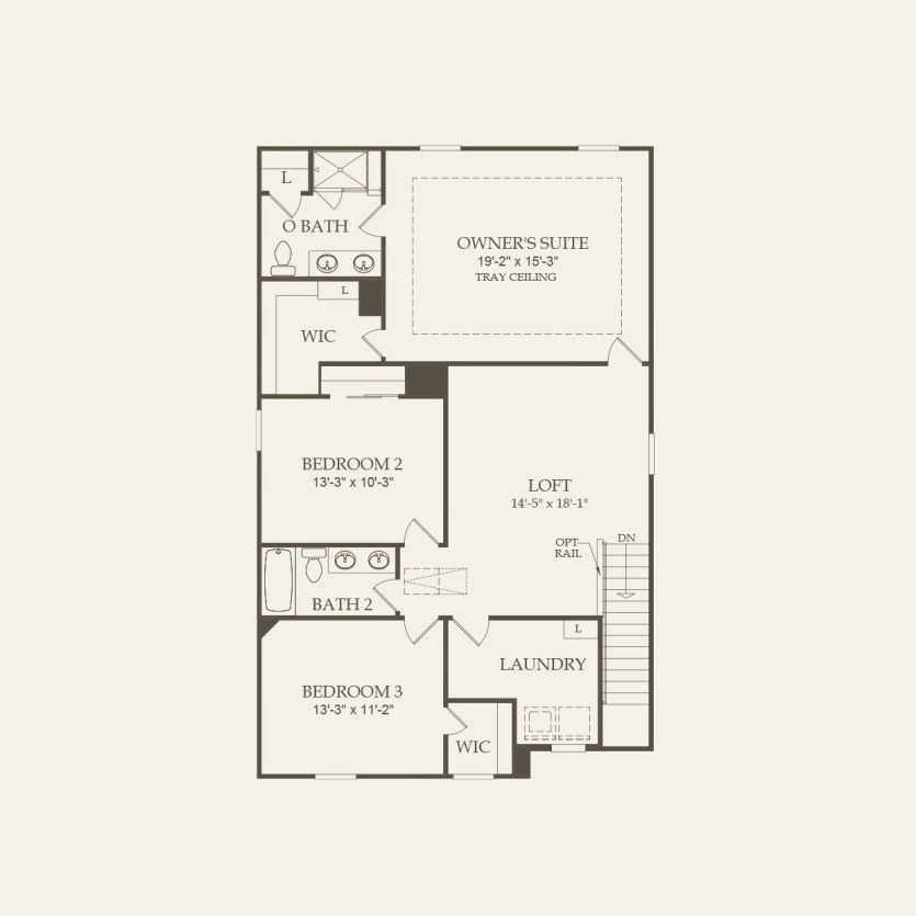 Second Floor 3 br / 2.5 ba