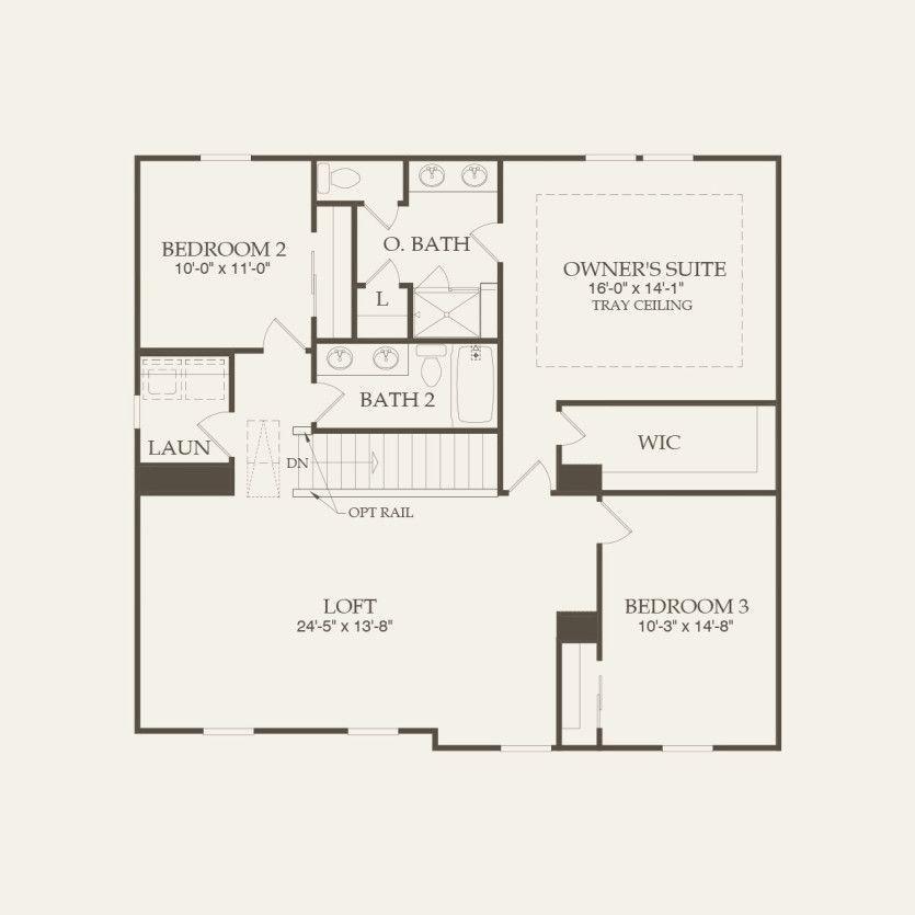 Second Floor 4 br / 2.5 ba